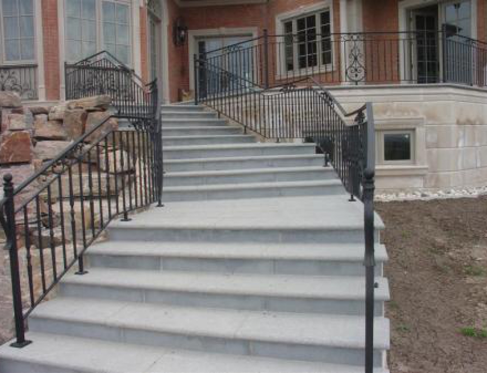 Square Cut Buff Granite Bush Hammer Finish Allstone Quarry