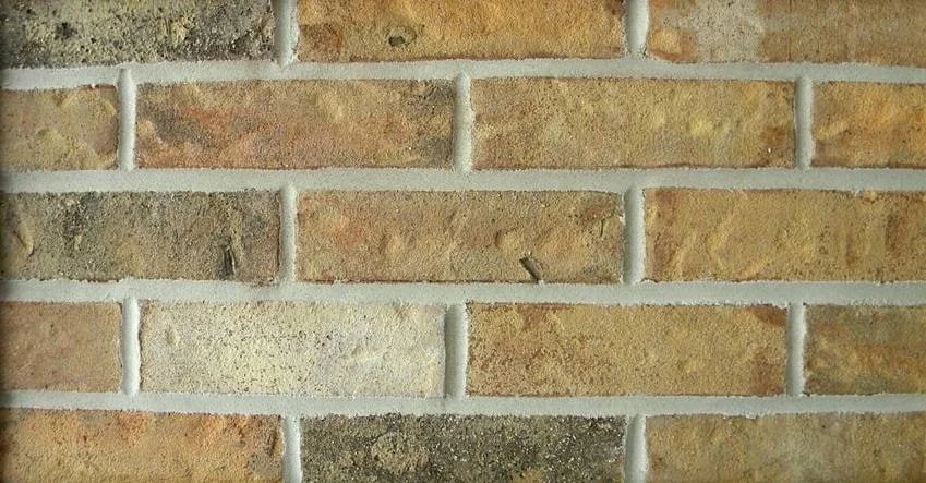 BrickCraft Designer series Chicago Heritage brick sample showing colour, face texture and mortar joints
