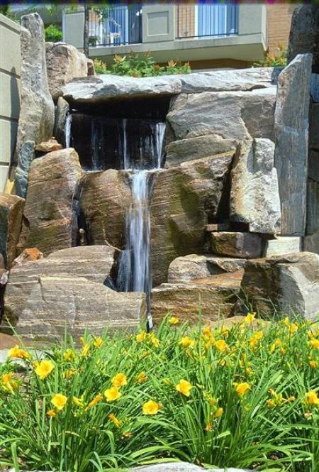 Waterfalls example featured on Allstone’s existing Armour Stone page