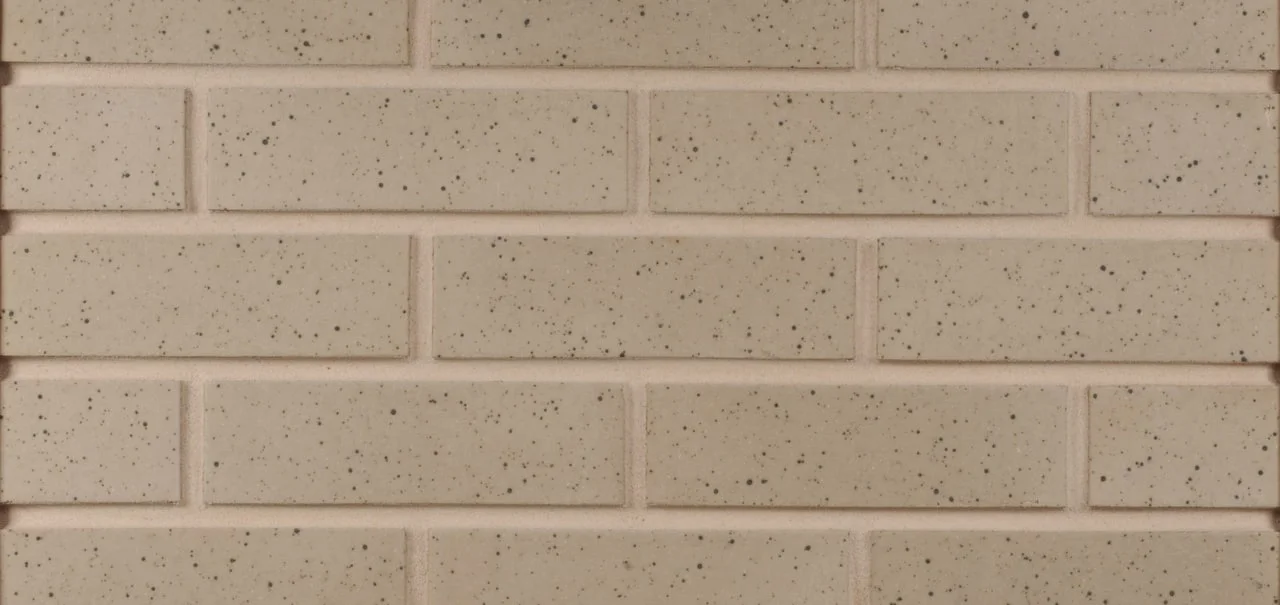 Watsontown Iron Spot series Germantown brick sample showing colour, face texture and mortar joints