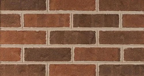Watsontown Mudbox series Walnut brick sample showing colour, face texture and mortar joints