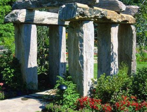 Muskoka Peach Granite Pergola